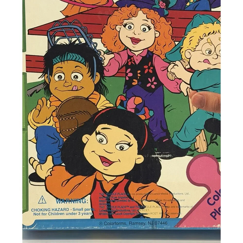 Colorforms The Puzzle Place Playset #790 1995 Vintage FREE SHIPPING